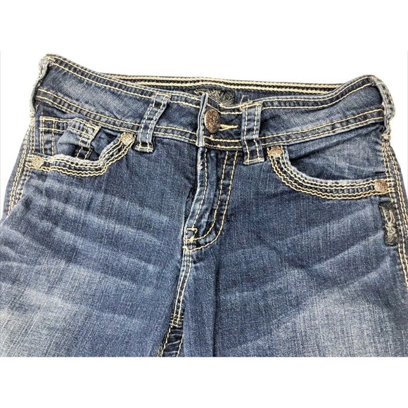 Silver Jeans Co. Suki Surplus Capri Jeans Size 25 Waist Womens/Teen - Picture 2 of 8